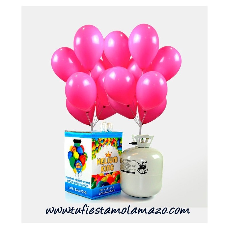 Helio globos rosas Helio globos rosas