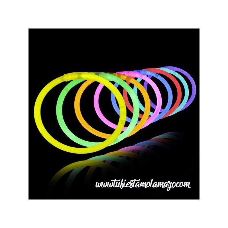 Pulseras Luminosas Fluorescentes para Niños