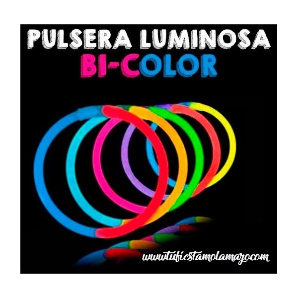 Pulseras luminosas de regaliz